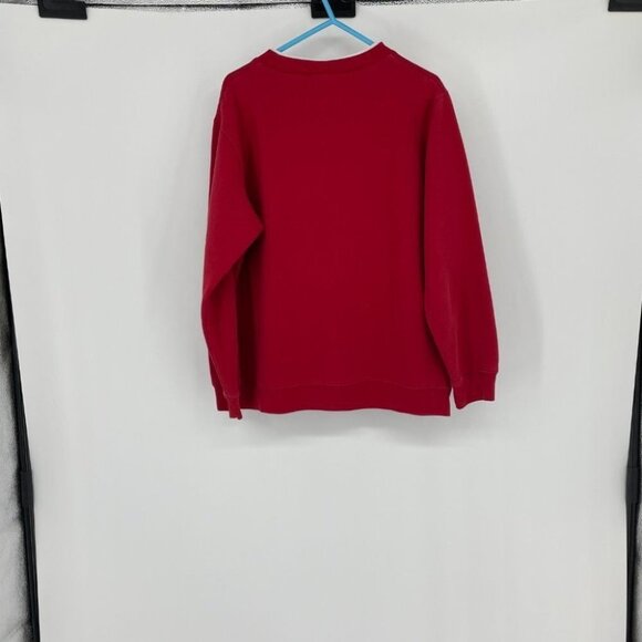 Vintage Penmans Red Crewneck Pullover red snowy Dog embroidered sweatshirt - Picture 7 of 15